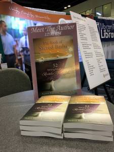 The Book of Sacred Baths booth and signing area at ALA Orlando Event.